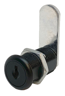 Cascade Series disc tumbler cam lock items 951-961, matte black finish (US19), CompX C8051-C8061 replacement