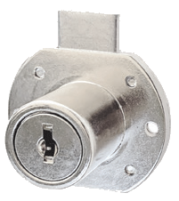 Cascade Series 973/975 drawer deadbolt lock, bright nickel, CompX C8703/C8705 replacement