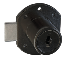 Cascade Series 974 door deadbolt lock, matte black, CompX C8704 replacement